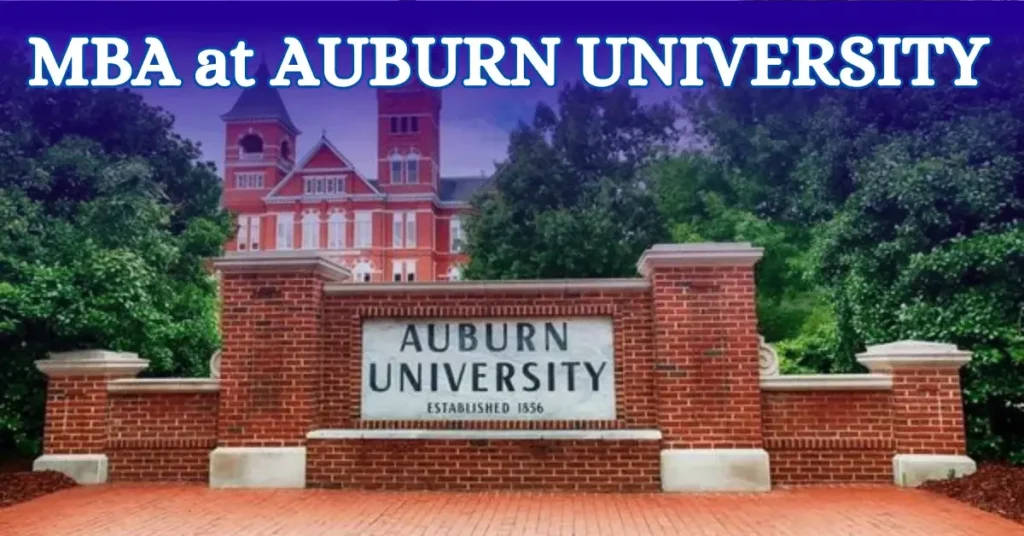 MBA at Auburn University