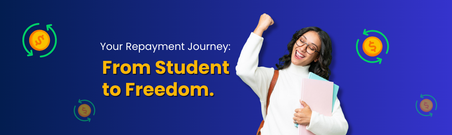 Student loan repayment guide hero image