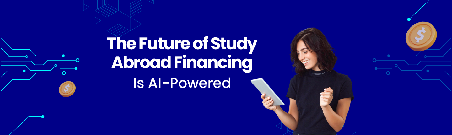 Ai‑powered future of study abroad loan hero image