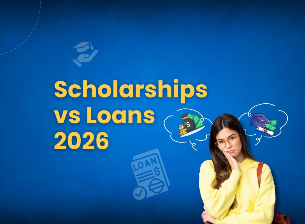 Scholarships vs loans featured imagee