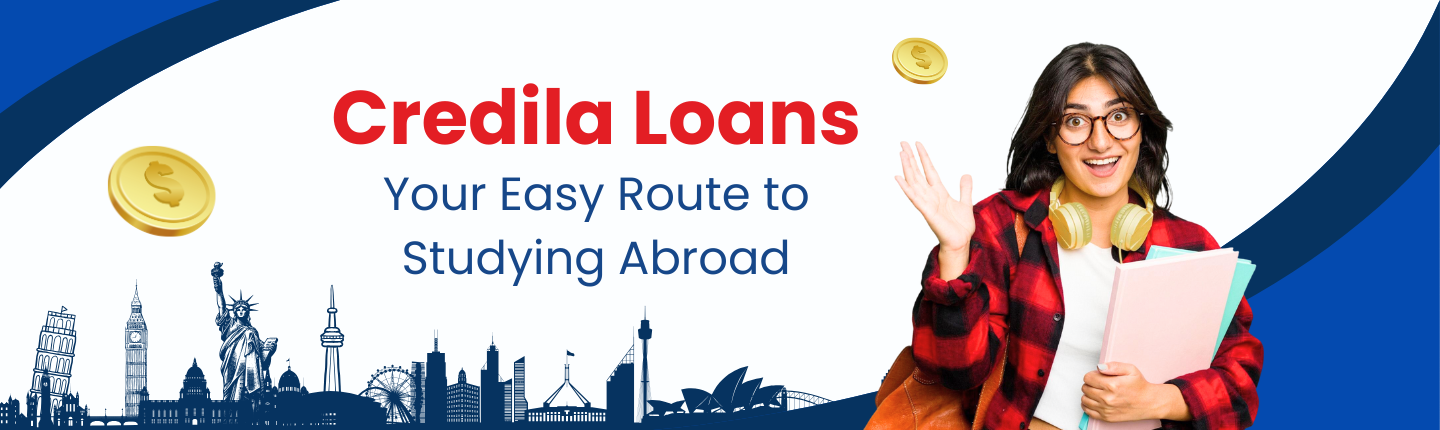 Credila education loan hero image