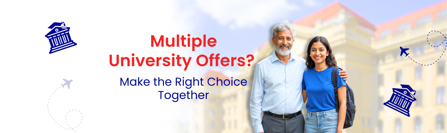 Choosing between university offers parent student guide hero image