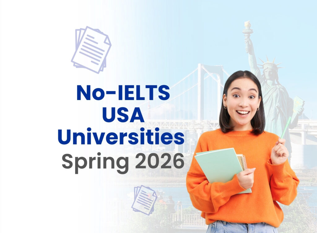 Universities in the usa without ielts for spring feature image