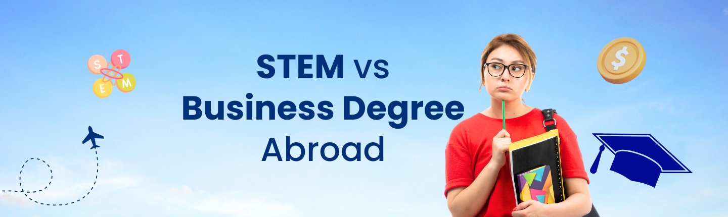 Stem vs business education loan abroad hero image