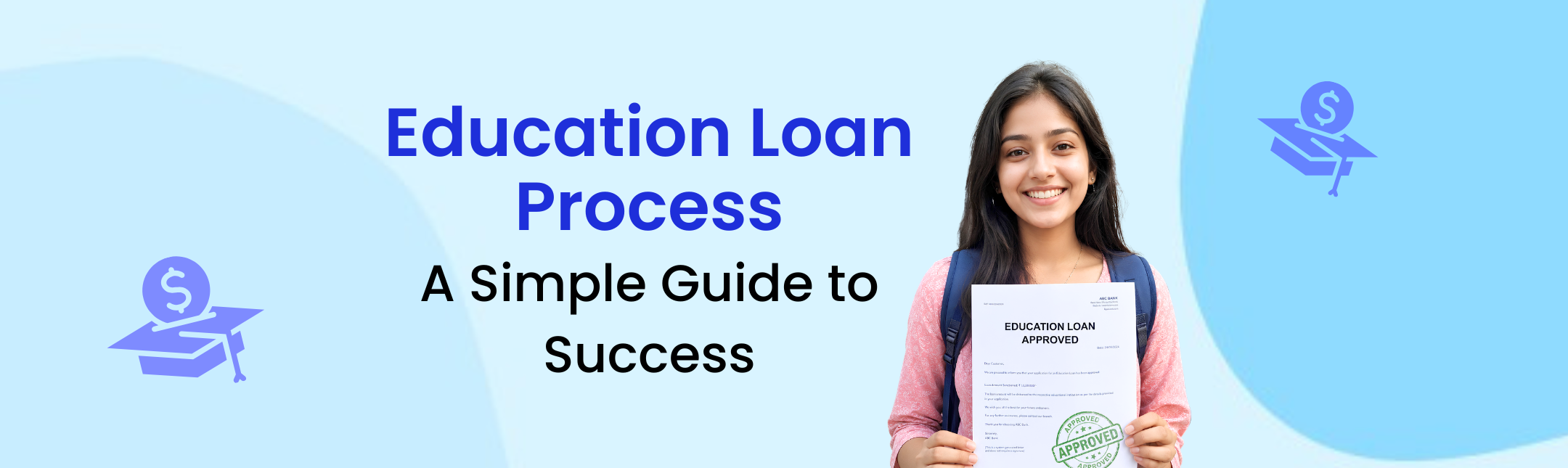 Education loan process hero image