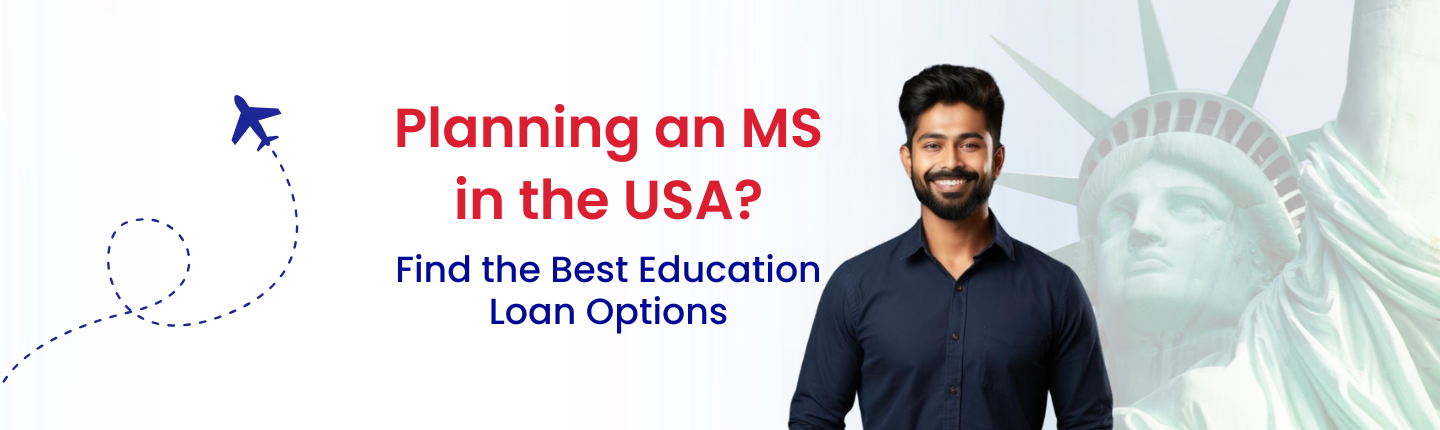 Education loan for ms in usa indian students hero image