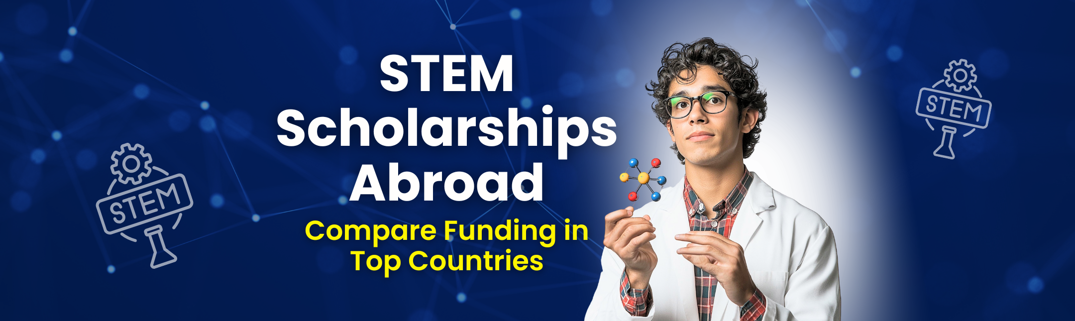 Stem scholarships abroad for international students hero image